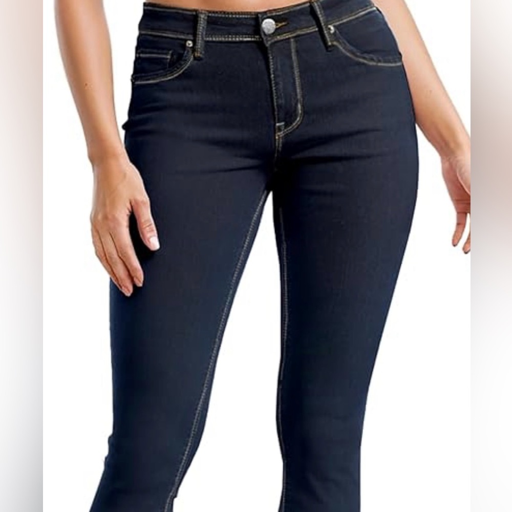 Hybrid & Co Dark Rinse Skinny Plus Size Jean